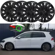 15" Set of 4 Wheel Covers Snap On Hub Caps R15 Tire & Steel Rim For VW Golf