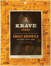 Krave Jerky Chipotle Beef Meat Snack - A Spicy and Savory Delight!