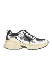 mesh-panelled leather trainers 44,39,41,42,43 Nude