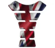 Union Jack Flag Textured design, Gel Resin Domed K1 Tank Pad