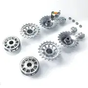 Metal Sprockets Idler Wheels for 1/16 Heng Long RC Tank German Tiger I Accessory