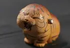 chinese yixing zisha handmade tea pet decoration DuanClay little cute tiger