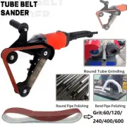 Grinder Pipe And Tube Belt Sander Attachment Stainless Steel Pipe Polisher Set