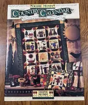 DEBBIE MUMM COUNTRY CALENDAR QUILT PATTERN BOOK 1998 28 PAGES