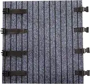 Generic Motorhome Step Doormat Step Mat Non-Slip Adjustable Door Pad Entry Carpet with Quick-Install Clips Waterproof Anti-Dirt Entry Carpet Stair Tread Cover Supplies for Campers Trailers