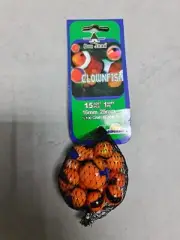 Don Juan CLOWNFISH Sunman 16Pcs Glass Marbles (15+1) 16mm+25mm