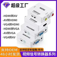 在飛比找Yahoo!奇摩拍賣優惠-hdmi轉av小白盒系列hdmi/vga/av轉換器 視頻 