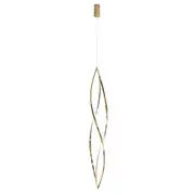 Spear LED Pendant Light in Gold
