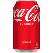 Coca-Cola Classic Soft Drink Can 375ml