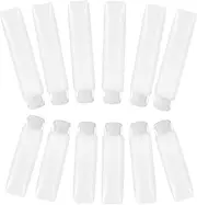 BESTYASH 12pcs Portable Refillable Empty Lotion Storage Tubes Travel Containers for Cosmetics Leak Squeezable Bottles for Travel and Business Trips
