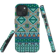For iPhone 15 Case, Shielding Cover, Bohemian Pattern