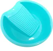 Lavabo Azul Para Lavar a Mano Ropa Y Pequeños Artículos Delicados