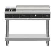 Waldorf Bold RNLB8809G-LS - 1200mm Gas Cooktop Low Back Version - Leg Stand