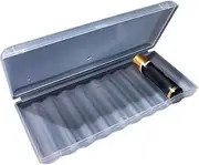 Battery Storage Box - Battery Storage Case Holder With Lid | AAA Storage Box | Lip Gloss Holder | Translucent Portable Organizer Storage Case | Container For Easy Access