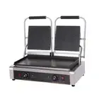 Commercial Double Electric Griddle MultiGrill Waffle Maker Sandwich Press BBQ