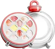 s Bottle Tray with Lid, 2 in 1 Crush Cup s Bottle, 2025 New Zero Touch Press Portable ICES Maker, Summer ICES Cup with Tray for Home, Travel, Hot Weather Must Have