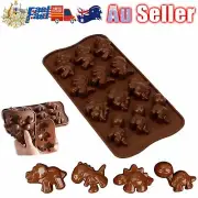 Dinosaur Silicone Gummy Chocolate Baking Mold Ice Cube Tray Jelly Candy Mould AU