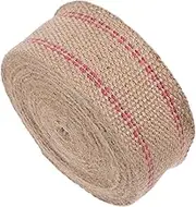 Jute Webbing Outdoor Chairs Chairs Craft Rope Braided Rope for Crafts Tree Swing Straps Sturdy Strap Wrapping Twine Ribbon Furniture Tape Woven Webbing Butchers Twine Jute