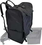 Brogtorl Stroller Backpack, Baby Pram Travel Bag, Baby Stroller Storage Bag Compatible with Bugaboo Butterfly Strollers, Black, 46.0cm * 26.0cm * 55.0cm, Stroller-compatible, Multi-functional,
