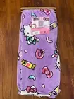 HELLO KITTY Silk Plush Throw Blanket 50” x 70” Candy Kitty Purple NWT