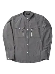 NWT MENS BURTON THIRTEEN HARPY JACKET $240 XL shambray navy snap buttons