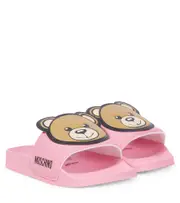 [Moschino Kids] Moschino Kids Rubber slides UK 9 pink