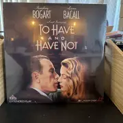 To Have and Have Not (Laserdisc) LIKE NEW!