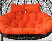 The Double Egg Chair Cushion can be Replaced, Disassembled, and Washed The Hanging Swing Egg Chair Cushion is Very Suitable for terraces backyards Balconies and hammocks (M)