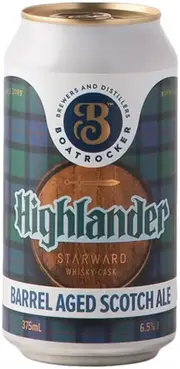 Boatrocker Highlander Barrel Aged Scotch Ale 375ml