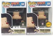 Funko POP! Chalice Collectibles Itachi #1849 CHASE & Common Set of 2 w/Protector