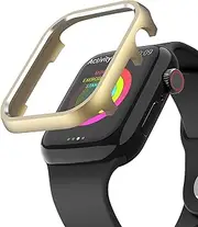 Stainless Steel Case Compatible with Apple Watch Series 9 45 mm Casing, Metal Protective Case, Aluminium Bumper Case, Scratch-Resistant, Shockproof Watch Case, Protective Case Compatible with iWatch