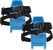 [GOOHOCHY] 1 Pair Ski Shoes Boots Non Slip Winter Boots Winter Shoes for Boys Snowboots for Girl Newborn Booties Waterproof Booties Blue Metal