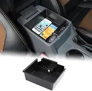 Aunginsy Car Armrest Box Storage Compatible with Ford Ranger/Everest 2015-2022 Center Console Handrails Organizer Tray Container Insert Pallet Manager Interior Accessories