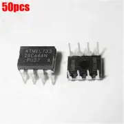 50Pcs AT24C64 DIP8 24C64 Eeprom 64Kbit 400Khz Ic New vi