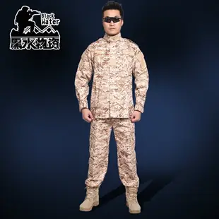 太陽的后裔宋仲基同款戰術戶外黑色蟒紋迷彩服男套服軍迷CS野戰