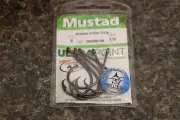 Mustad 39929NP-BN Ultra Point Size 7/0 2X Inline Wide Gap Circle Hooks Pack of 6
