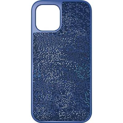 Swarovski Smartphone Case Glam Rock iPhone 12 Pro Max Crystals Blue 5616362