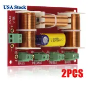 2Pcs 200W 4 Way 3 Way Treble&Midrange&Dual Bass Speaker Crossover Audio Divider