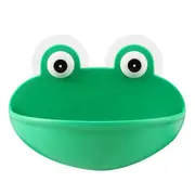 Frogs Shaped Soap Dish Holder with Suction Cups Kitchen Bathroom Soapbox for Case Household Accessory