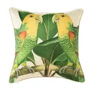 Singa Brass & Ceramic Cidra Sateen Cushion with Feather Infill