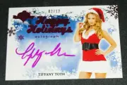 2014 Benchwarmer TIFFANY TOTH Happy Holidays Pink Foil Auto/12 PLAYBOY Playmate