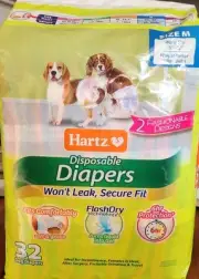 Hartz Female Dog Diapers Medium