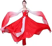 [AJOHBM] Chinese Style Hanfu Classical Dance Costumes Female Dance Costumes Sleeve Dance Costume