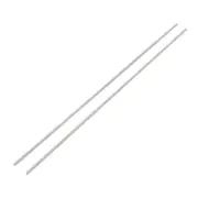 2 Pcs 1mm Dia 100mm Length Stainless Steel Solid Round Shaft for DIY RC Car