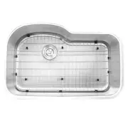 Nantucket Sinks MOBYXL-16 Oblong Undermount Stainless Steel Kitchen Sink