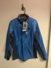 Black Diamond Mens Large Access Hybrid Jacket Blue Puffer Primaloft