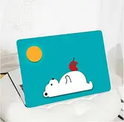 HLAAJJX Hard Case for MacBook Pro 13 inch 2015 2014 2013 2012 A1502 A1425 Retina Dispaly, Anti-Fingerprint Durable Laptop Skin Case Protector for MacBook Pro 13.3 inch,White Bear
