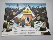 1989 Russian Soviet USSR Perestroika And Glasnost Art Poster (#112)