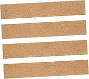 CANIGHT Cork Board Adhesive Strips 4 Pack Cork Bulletin Bar for Message for Office