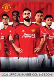 2025 Manchester United FC Large Wall Calendar